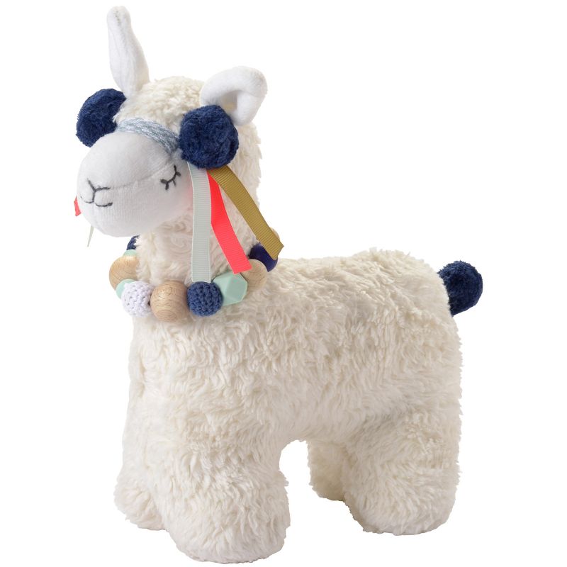 Peluche musicale 2 en 1 Lama bleu (24 cm) Kikadu