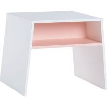 Table enfant Tuli blanc/rose (50 x 59 cm)  par Vox