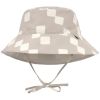 Chapeau anti-UV réversible Motif damier stone et sel marin (1-3 ans) Lässig Produit 1