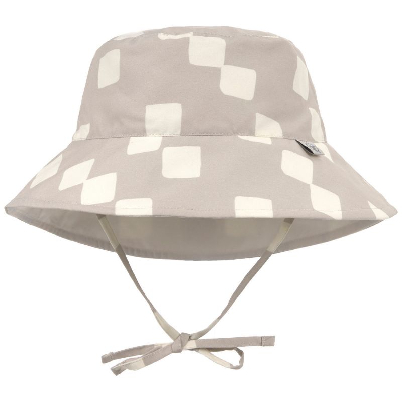 Chapeau anti-UV réversible Motif damier stone et sel marin (1-3 ans) Lässig Produit 1