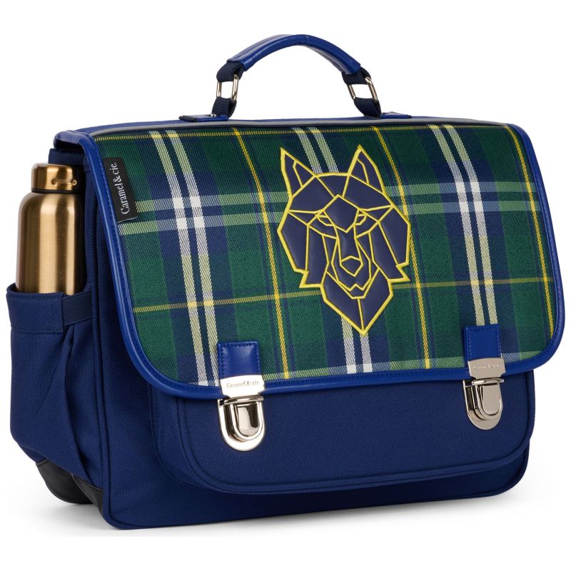 Cartable A4 primaire Wolf Clan Tartan (38 cm) Caramel & Cie Produit 2