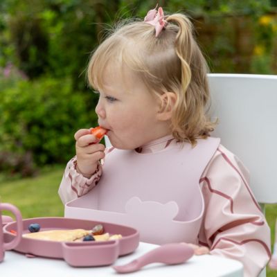 Set de 2 bavoirs Rose