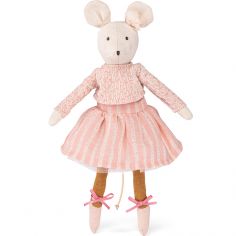 Poupée souple souris Anna La petite école de danse (28 cm) - Moulin Roty