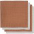 Lot de 4 langes en bambou caramel (70 x 70 cm) - Jollein