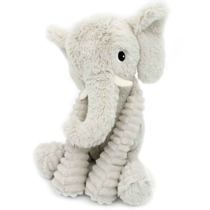 Peluche Eléphant maman et bébé Les Ptipotos Gris clair (35 cm) Les Déglingos Produit 5