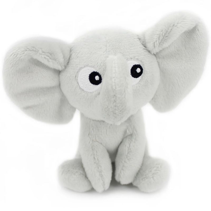Peluche Eléphant maman et bébé Les Ptipotos Gris clair (35 cm) Les Déglingos Produit 6