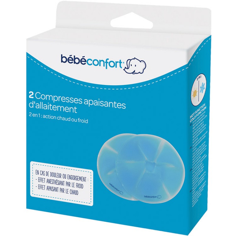 2 compresses d'allaitement apaisantes  Bébé Confort