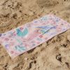 Serviette de plage Dreamy Mermaid Multicolour (60 x 120 cm) Little Dutch Ambiance 7