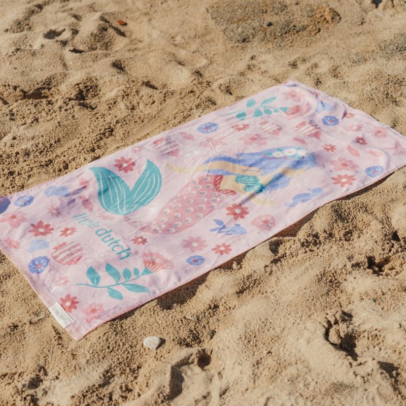 Serviette de plage Dreamy Mermaid Multicolour (60 x 120 cm) Little Dutch Ambiance 7