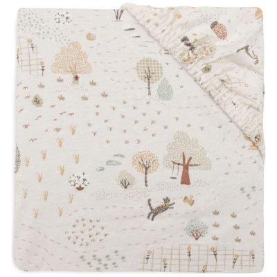 Drap housse en jersey Tiny Park (40 x 80 cm) Jollein