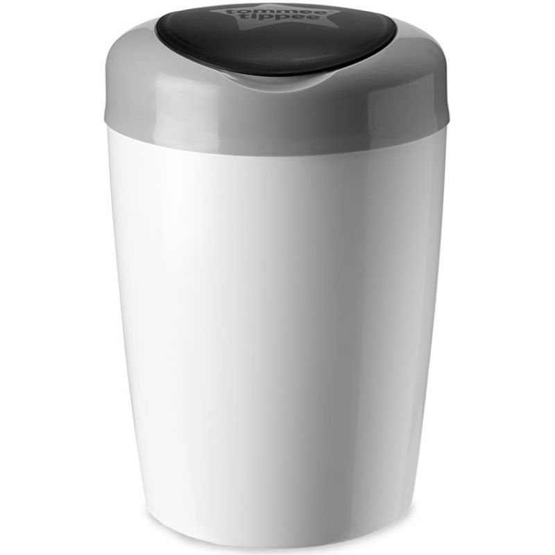 Starter pack poubelle à couches Sangenic Simplee blanche + 6 recharges Tommee Tippee