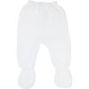 Pantalon en maille Blanc (0-1 mois) Trois Kilos Sept Produit 1