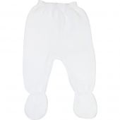 Pantalon en tricot Blanc (0-1 mois)