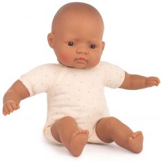 Poupée poupon bébé fille, 38 cm, syndrome de Down, Collection Miniland