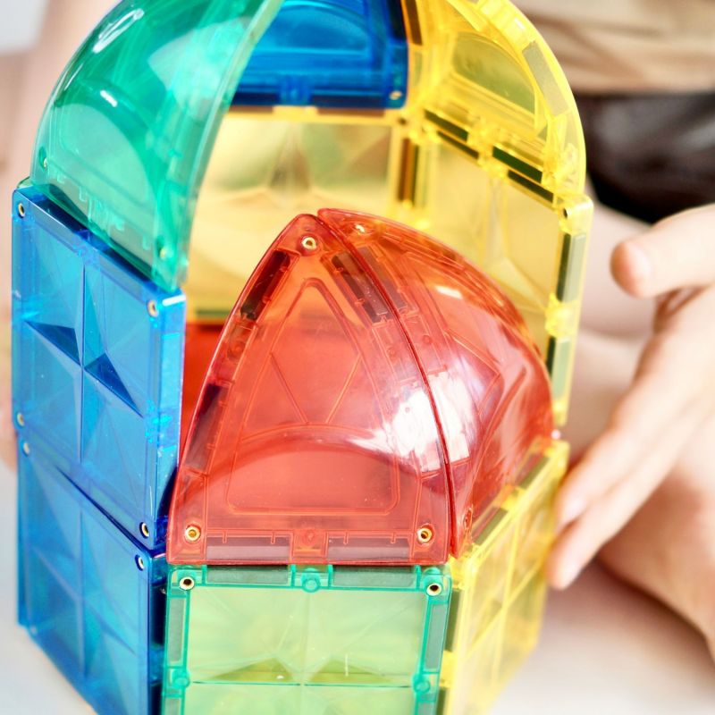 Kit de construction magnétiques dôme intense (47 pièces) Cleverclixx Ambiance 3