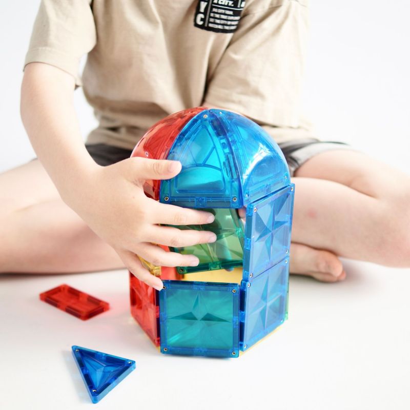 Kit de construction magnétiques dôme intense (47 pièces) Cleverclixx Ambiance 5