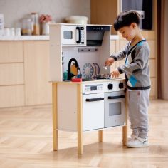 Cuisine interactive en bois