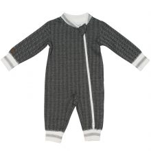 Pyjama chaud Cottage gris foncé (3-6 mois)  par Juddlies