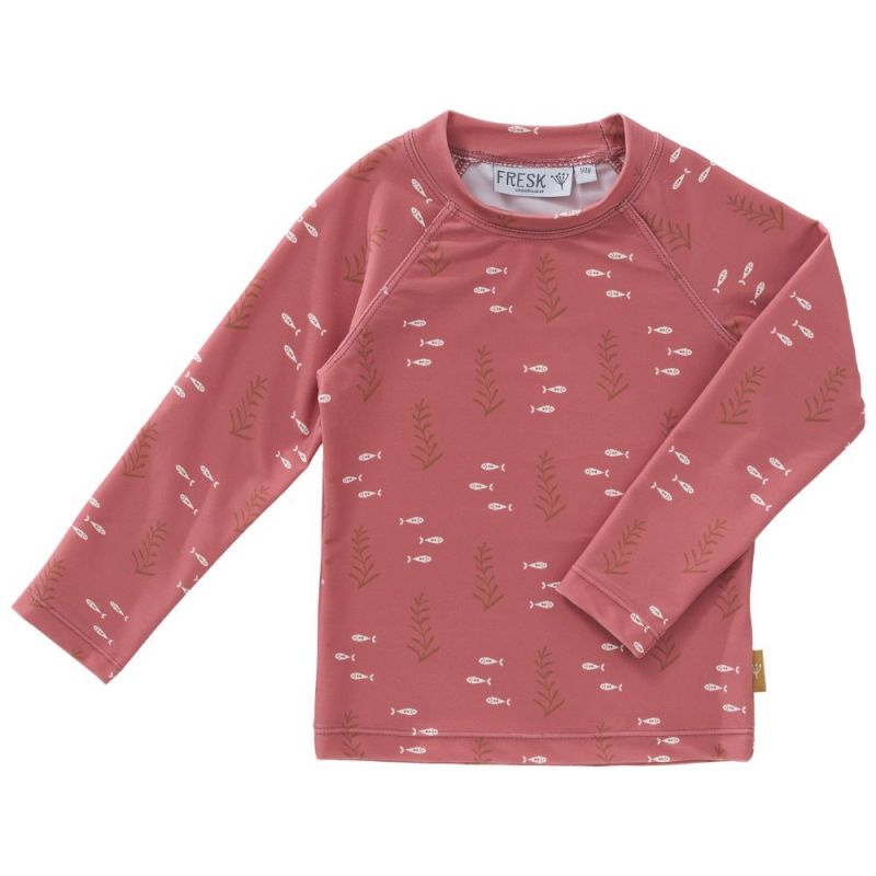 Tee-shirt anti-uv manches longues Ocean amber (6-12 mois) Fresk