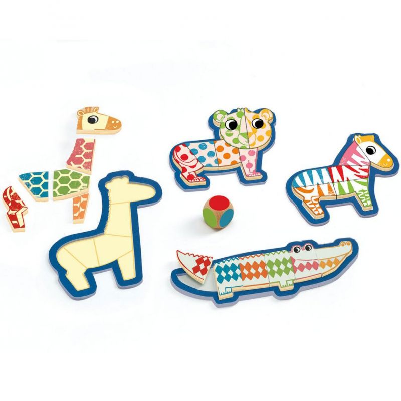 Jeu puzzle Bingonimo (4 x 6 pièces) Djeco