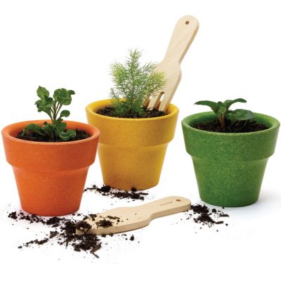 Pots et accessoires du potager en bois Plan Toys