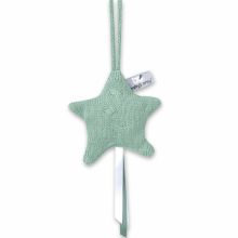 Etoile décorative à suspendre Cable Uni vert menthe  par Baby's Only