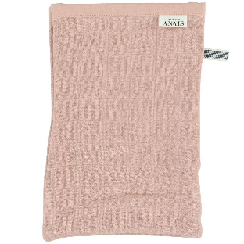 Lot de 2 gants de toilette en mousseline Bliss Rose Trixie