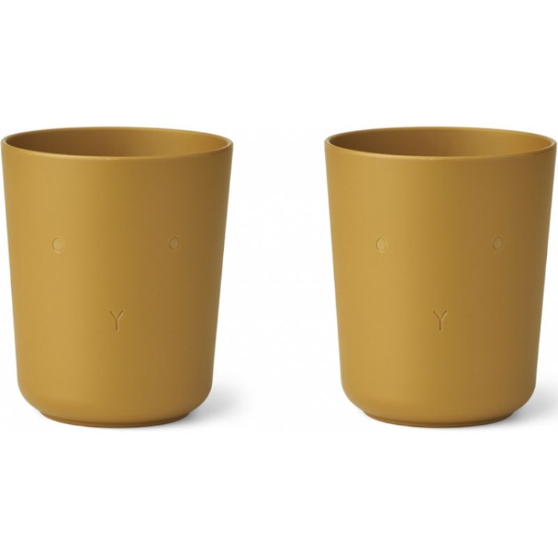 Lot de 2 gobelets Stine Rabbit golden caramel Liewood