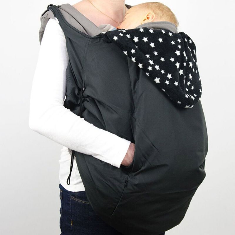 Couverture de portage pour porte-bébé étoile noir Lucky