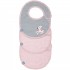 Lot de 3 bavoirs en éponge Lela rose clair - Lässig Lot de 3 bavoirs en éponge Lela rose clair - Lässig