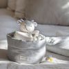 Panier de rangement Little Bloom Vichy Gris Pasito a pasito Ambiance 2