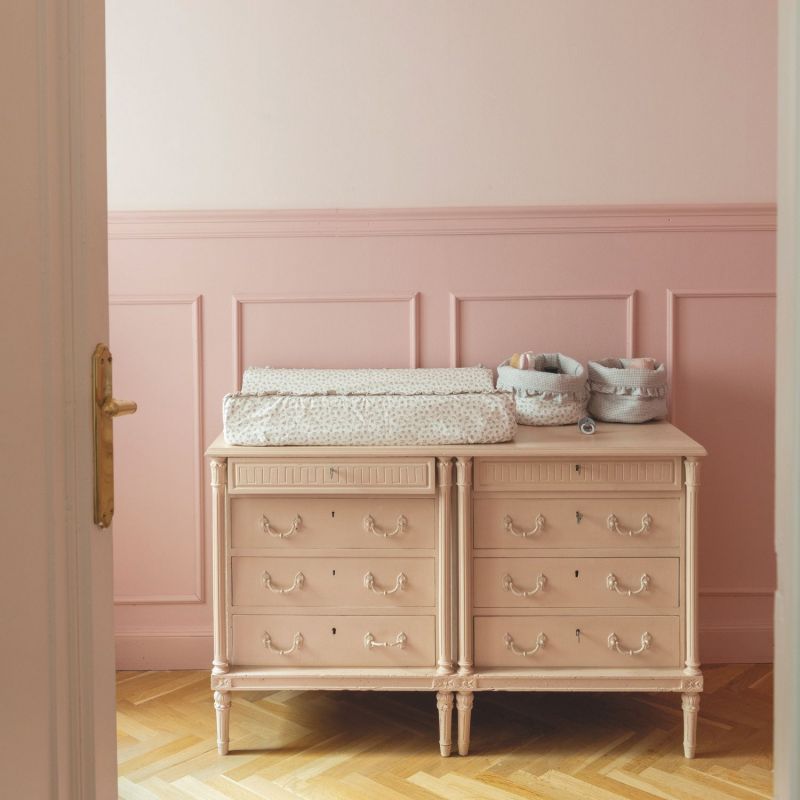 Panier de rangement Little Bloom Vichy Gris Pasito a pasito Ambiance 7