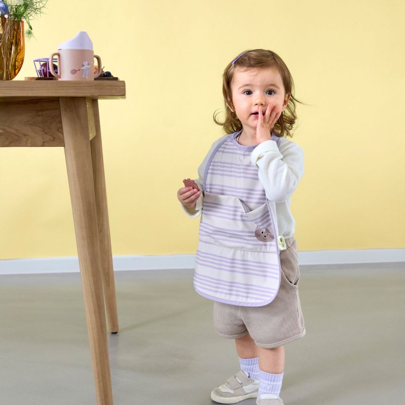 Bavoir Medium Drop avec poche Tiny Team Chat Lässig Ambiance 3