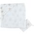 Cape de bain + gant en mousseline de coton tigre Milo (75 x 75 cm) - Noukie's