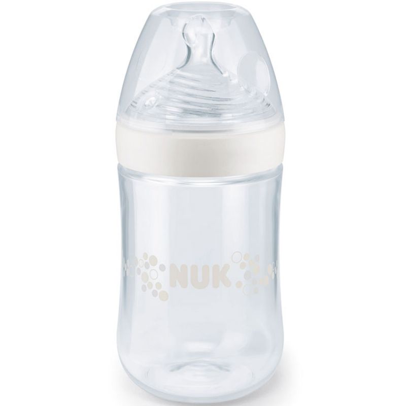 Biberon Nature Sense blanc (260 ml) NUK
