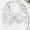 Lot de 2 bavoirs à pression Toile de Jouy gris Tartine et Chocolat Ambiance 7