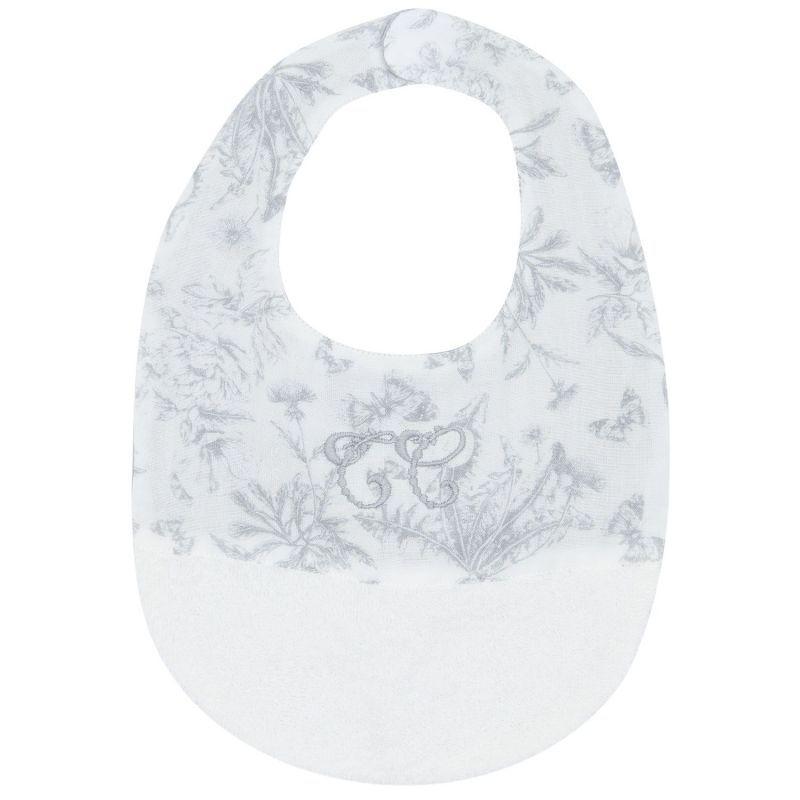 Lot de 2 bavoirs à pression Toile de Jouy gris Tartine et Chocolat Produit 3