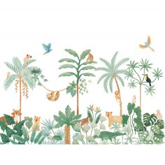 Papier peint décor XL Aventure dans la jungle - Lilipinso