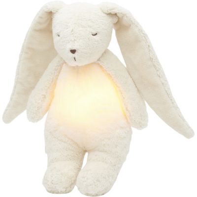 Peluche veilleuse lapin nature bio blanc polaire 2.0