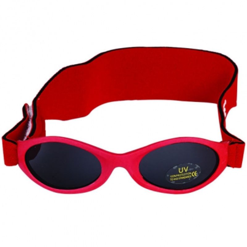 Lunettes de soleil bébé bandeau rouge Archimède