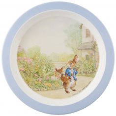 Assiette bébé Pierre Lapin (21 cm) - Petit Jour Paris