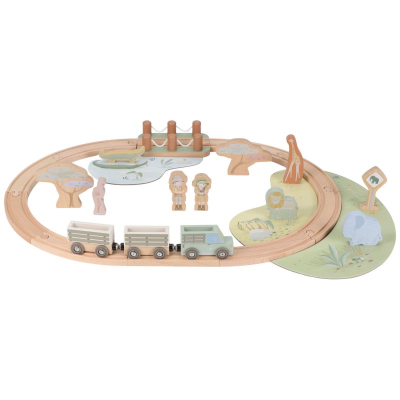 Circuit de train en bois Safari Friends Little Dutch Produit 3