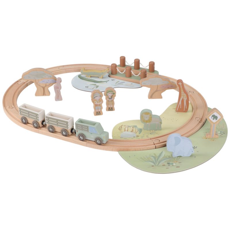 Circuit de train en bois Safari Friends Little Dutch Produit 6