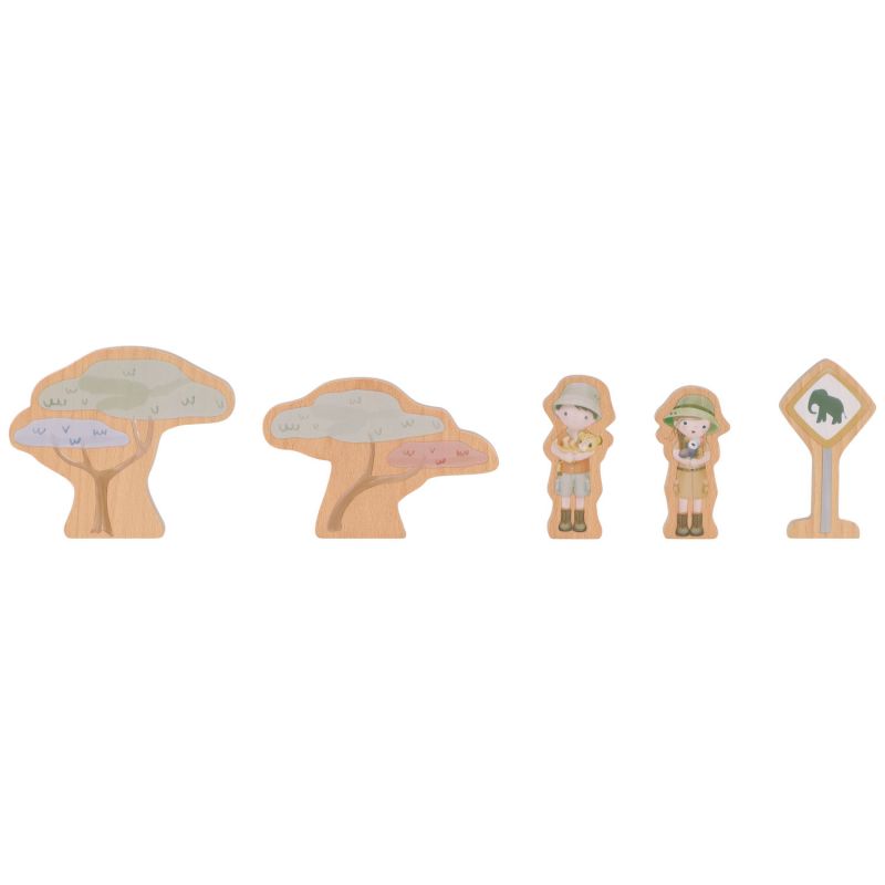 Circuit de train en bois Safari Friends Little Dutch Produit 7
