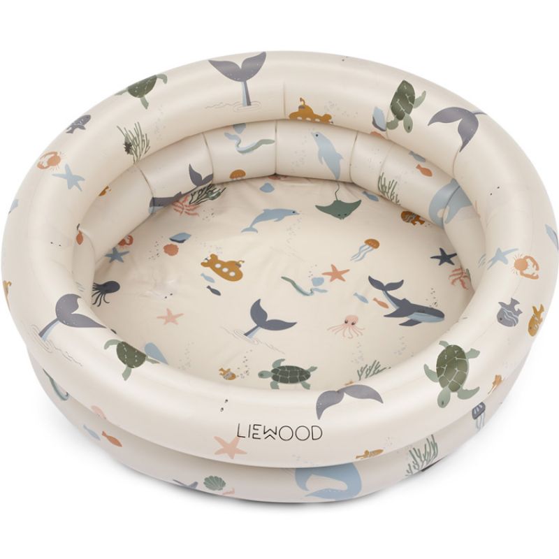 Piscine gonflable Leonore Sea creature sandy (80 cm) Liewood