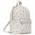 Variation Ecru, vert, noir du produit Sac à dos bébé Olive Bloom Canvas de la marque Babyshower
