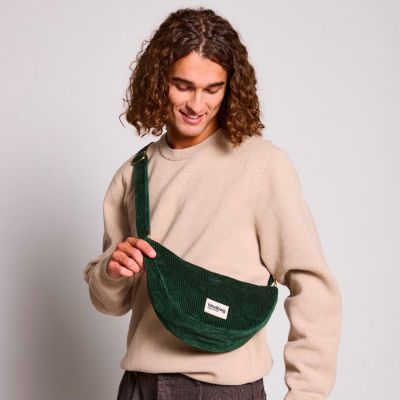 Sac banane Andrea Velours Sapin Hindbag