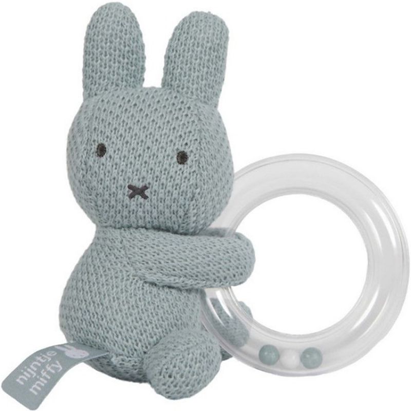 Hochet anneau à billes Miffy vert amande Pioupiou et Merveilles