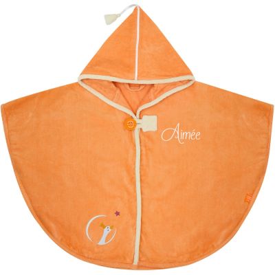 Poncho de bain oie sauvage pêche personnalisable (0-5 ans)