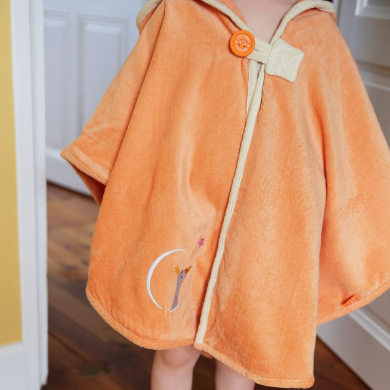 Poncho de bain oie sauvage pêche personnalisable (0-5 ans) L'oiseau bateau Ambiance 1